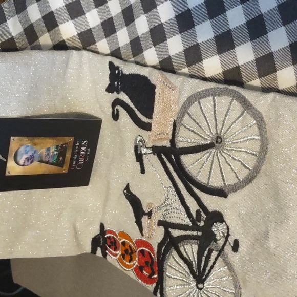 🐈‍⬛🚲🎃🐦‍⬛Halloween kitchen towels set of 2 🐦‍⬛🎃🚲🐈‍⬛ - Picture 3 of 6